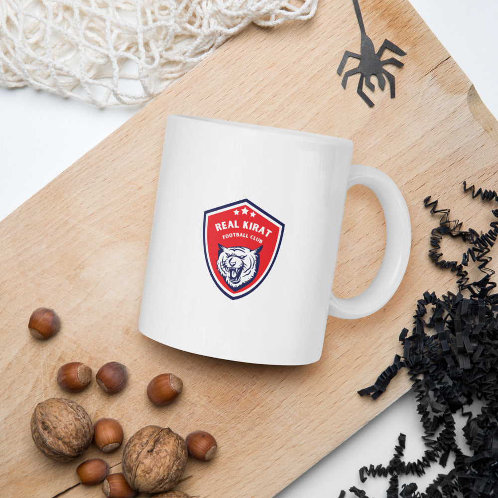 Real Kirat White glossy mug