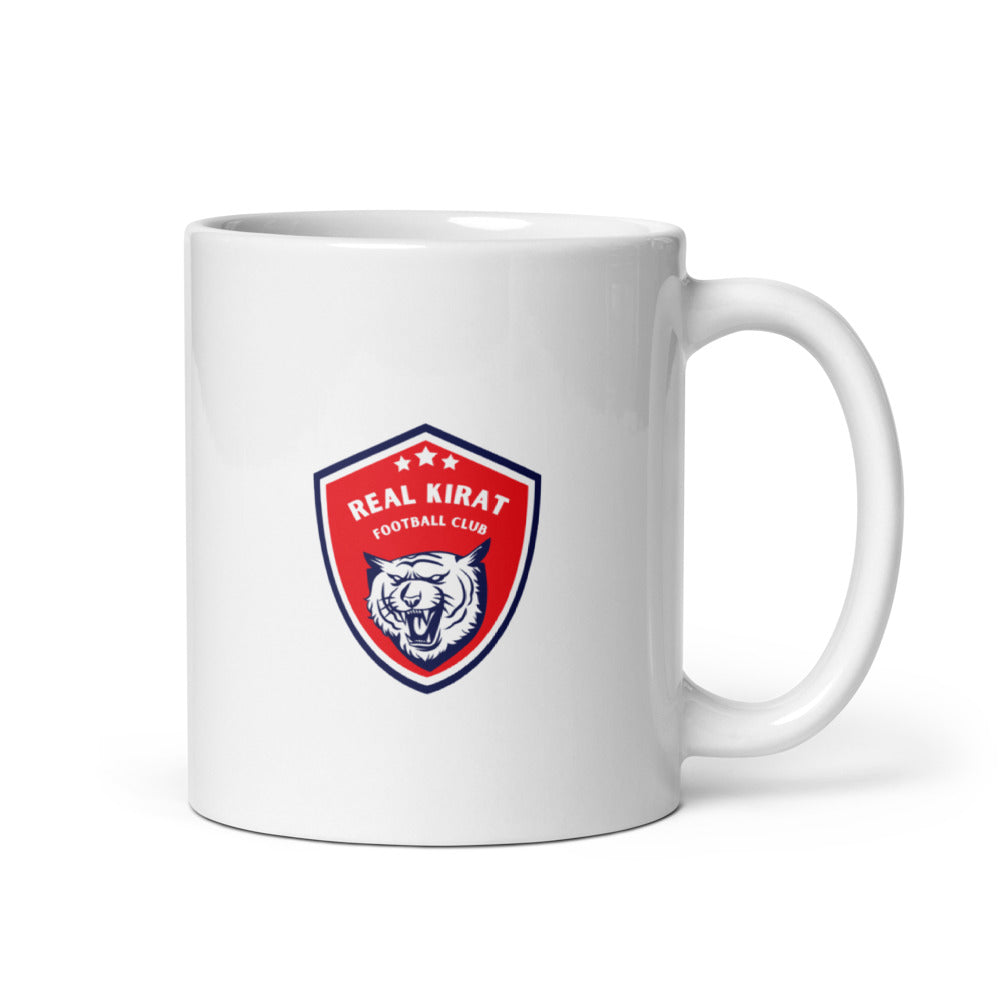 Real Kirat White glossy mug